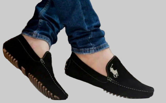 "Mocasín Masculino Polo Negro — Compra Agora y Paga Solo al Recibir"